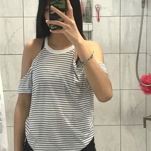 Garage Off the Shoulder Tee